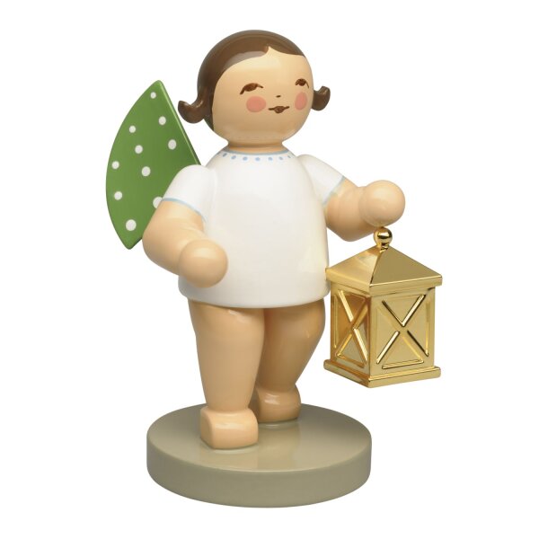 Wendt & Kühn Goldedition No 18 Weggefährte Engel mit Laterne Vergoldet Braunhaarig 650/301