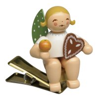 Wendt & Kühn Engel mit Lebkuchen und Apfel auf...