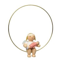 Wendt & Kühn Christbaumengel im Ring mit Puppe...