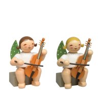 Wendt & Kühn Engel mit Viola da Gamba Doppelset...