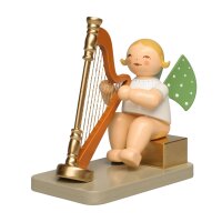 Wendt & Kühn Engel mit Konzertharfe Sitzend...