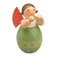 Wendt & Kühn Engel mit Flöte in grün...