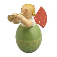 Wendt & Kühn Engel mit Flöte in grün...