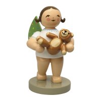 Wendt & Kühn Engel mit farbigen Flügelpunkten und Teddy 650/2026/WCF