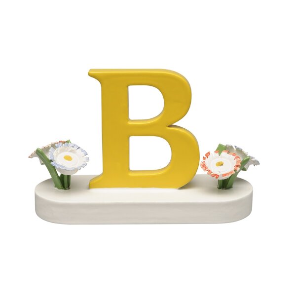 Wendt & Kühn Buchstabe B mit Blumen zu Margeritenengeln 634/23/B